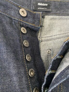 Finisterre Atkins Selvedge Dark Denim 100% Cotton Jeans 28 R Womens